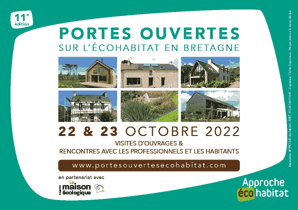 Éco-habitat 2022 journées portes ouvertes de l’écohabitat dans le Finistère